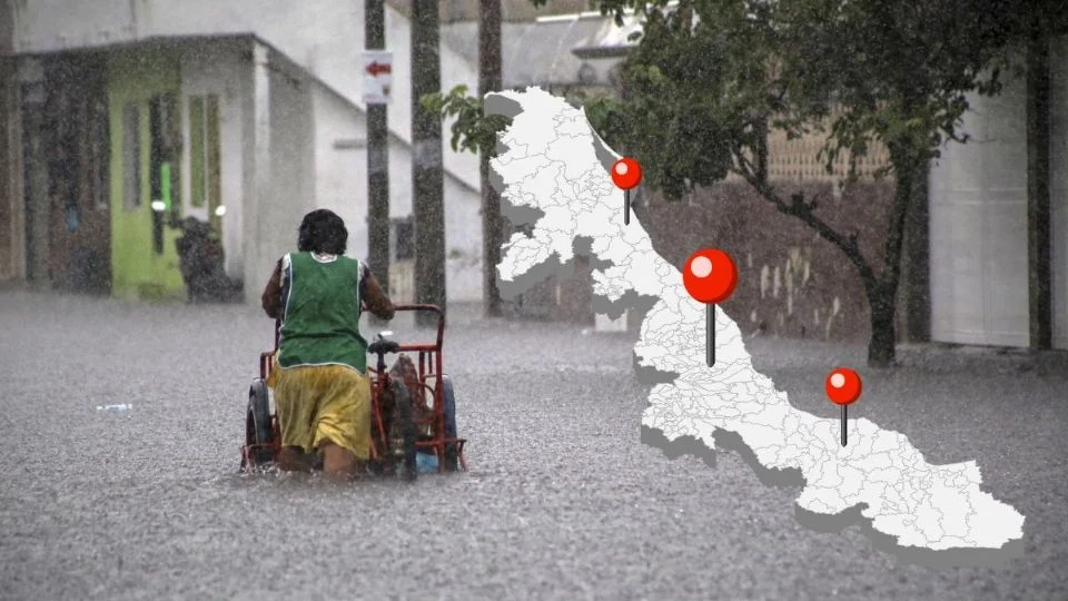 Estos 6 municipios de Veracruz rompieron récord histórico de lluvia de diciembre
