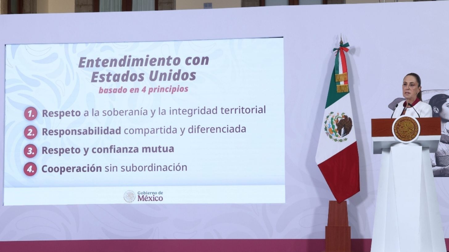 Sheinbaum descarta llamada con Trump por señalamientos de intervención militar en México para combatir el narcotráfico