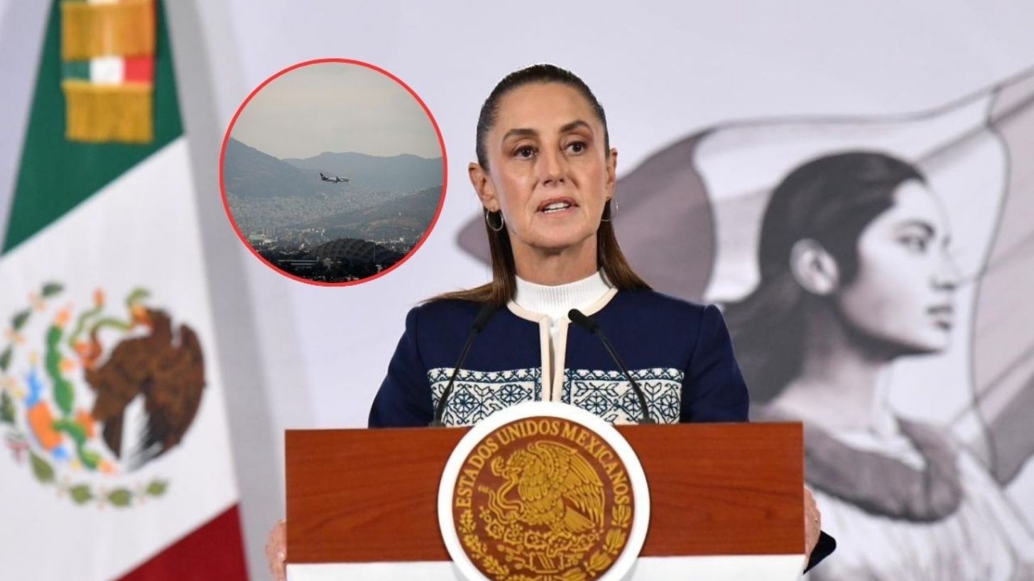 No tenía nada que ver en territorio nacional: Sheinbaum, sobre alerta de la FAA