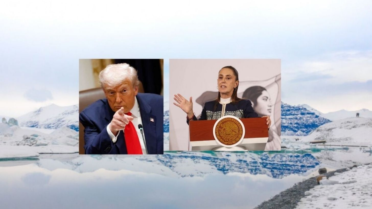 Soberanía de los pueblos, dice Claudia Sheinbaum ante amago de Trump sobre Groenlandia