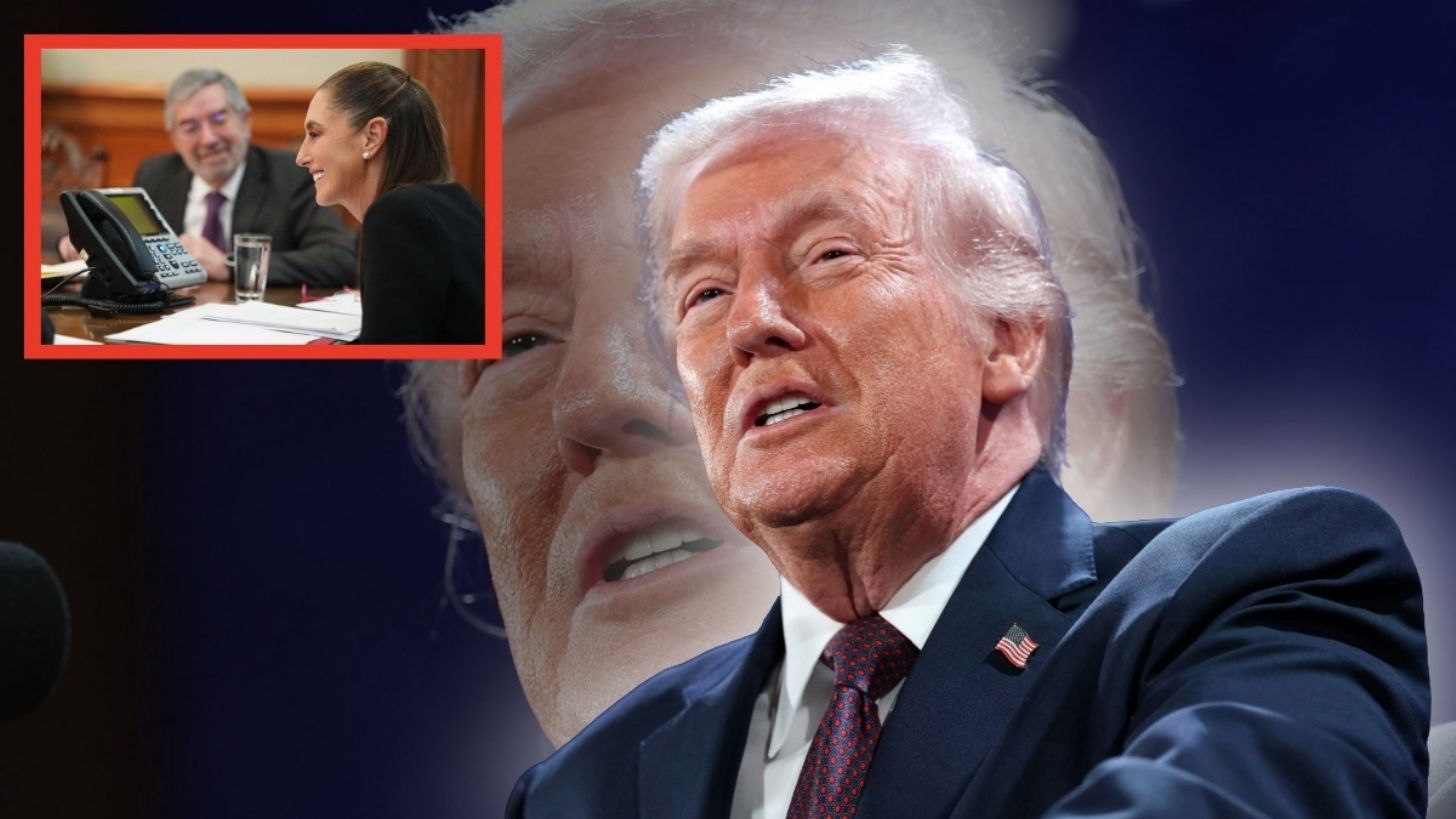 Trump habla sobre llamada con Sheinbaum: “México tiene una líder maravillosa e inteligente”