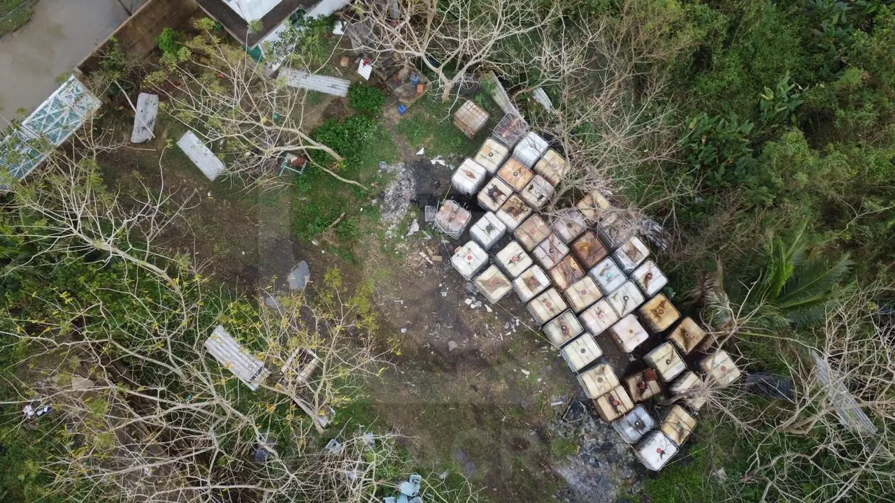 Predio ligado al huachicol tenía 38 mil litros de combustible, en Coatza