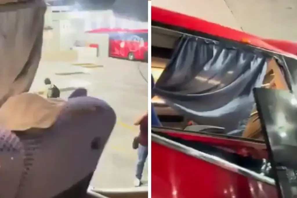 Lanzan piedras a un autobús para asaltarlo en autopista