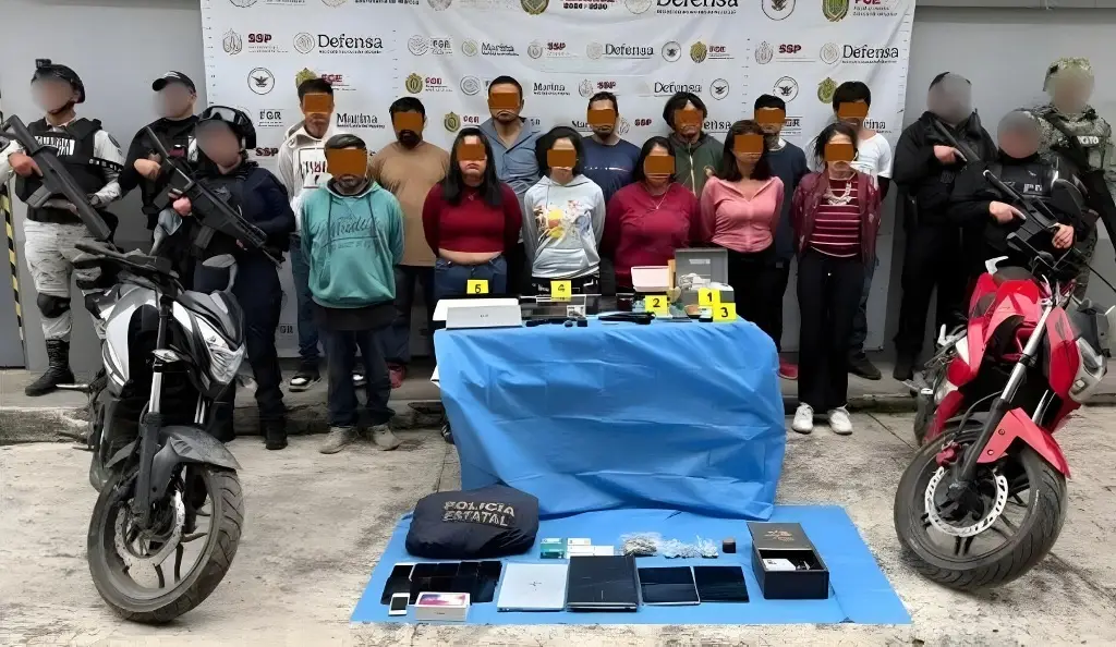Imputan a 13 detenidos en cateo realizado en La Estanzuela, cerca de Xalapa