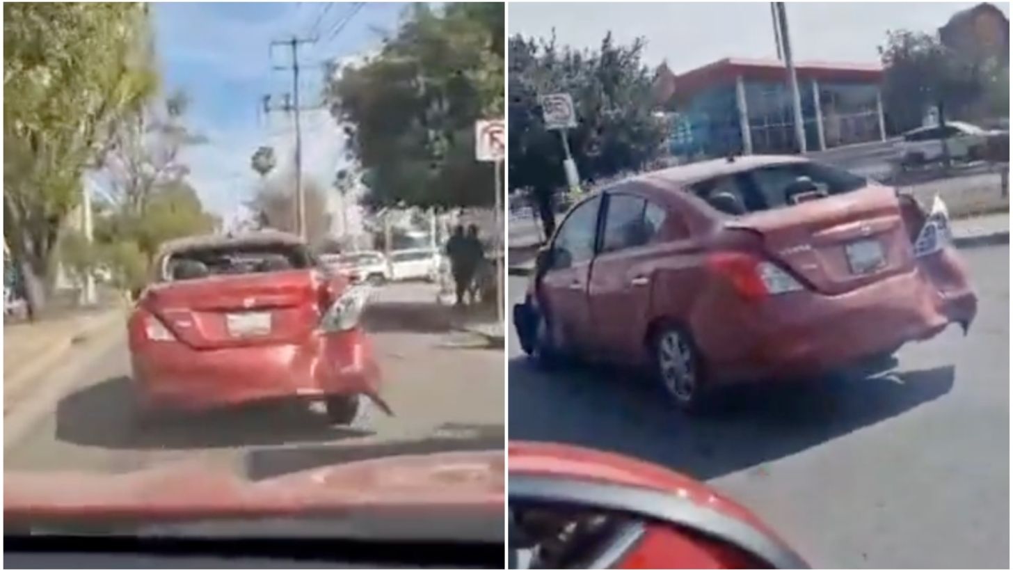 Automovilista huye tras arrollar a motociclista y es perseguido por otro conductor que presenció los hechos