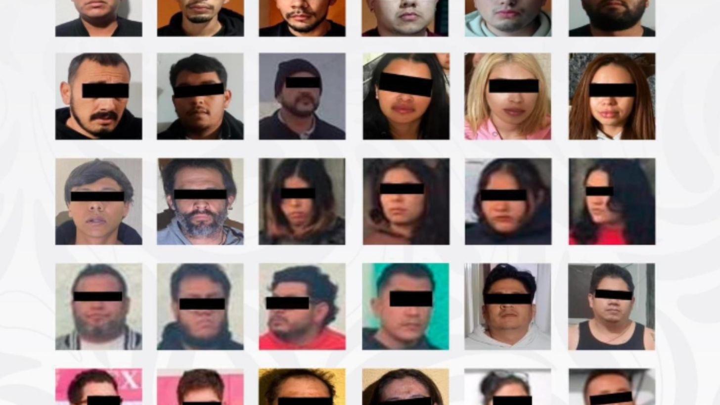 Detienen a 30 integrantes de una célula criminal dedicada a actividades de venta de droga y reclutamiento en Querétaro