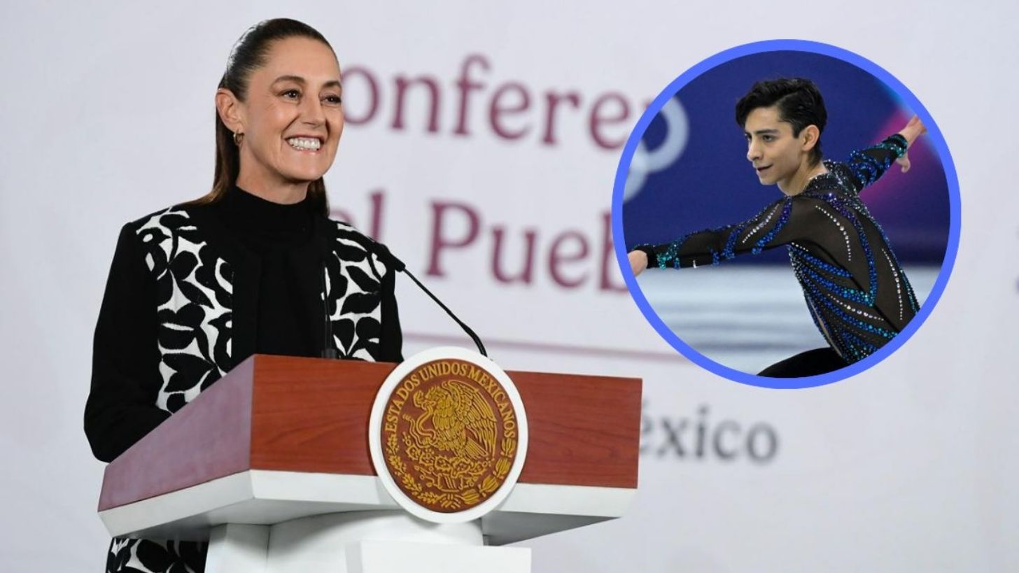 “Extraordinario”: Claudia Sheinbaum felicita a Donovan Carrillo por pasar a la FINAL en los Juegos Olímpicos de Invierno