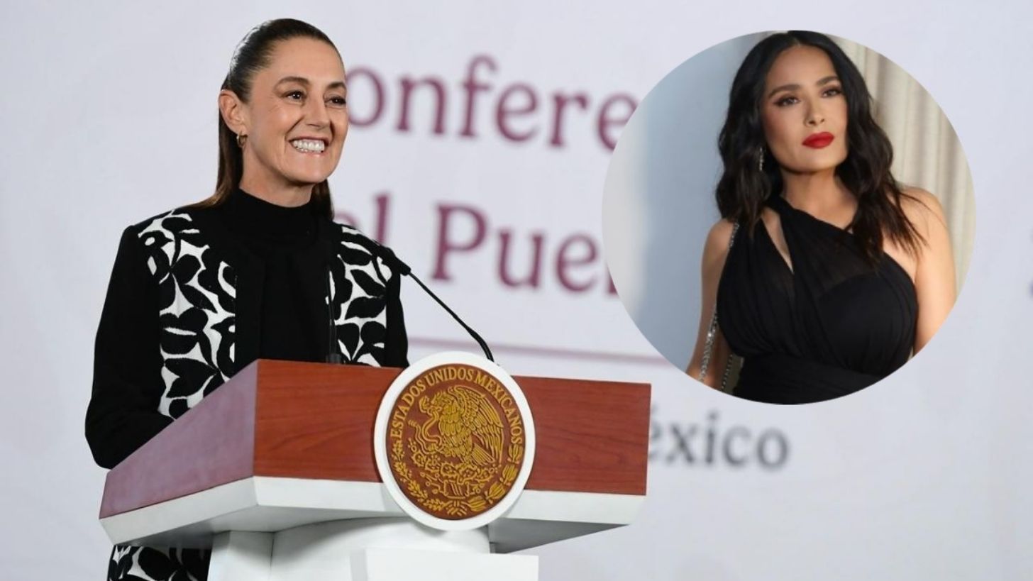Claudia Sheinbaum invita a Salma Hayek a la Mañanera, presentará incentivos al cine mexicano