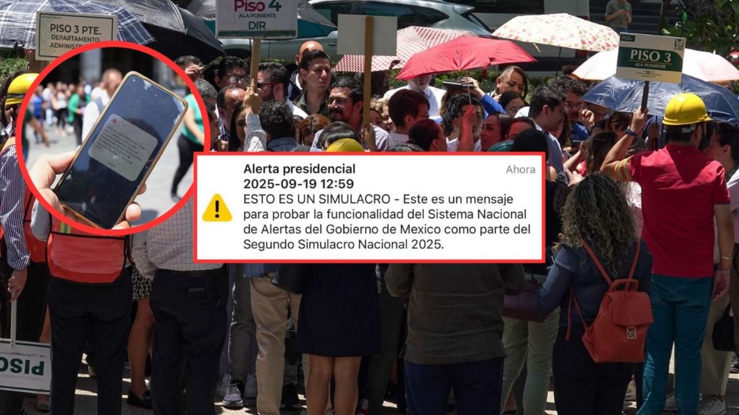 ¿Cambia la alerta presidencial? Alistan simulacro con modificaciones en el aviso desde los teléfonos celulares