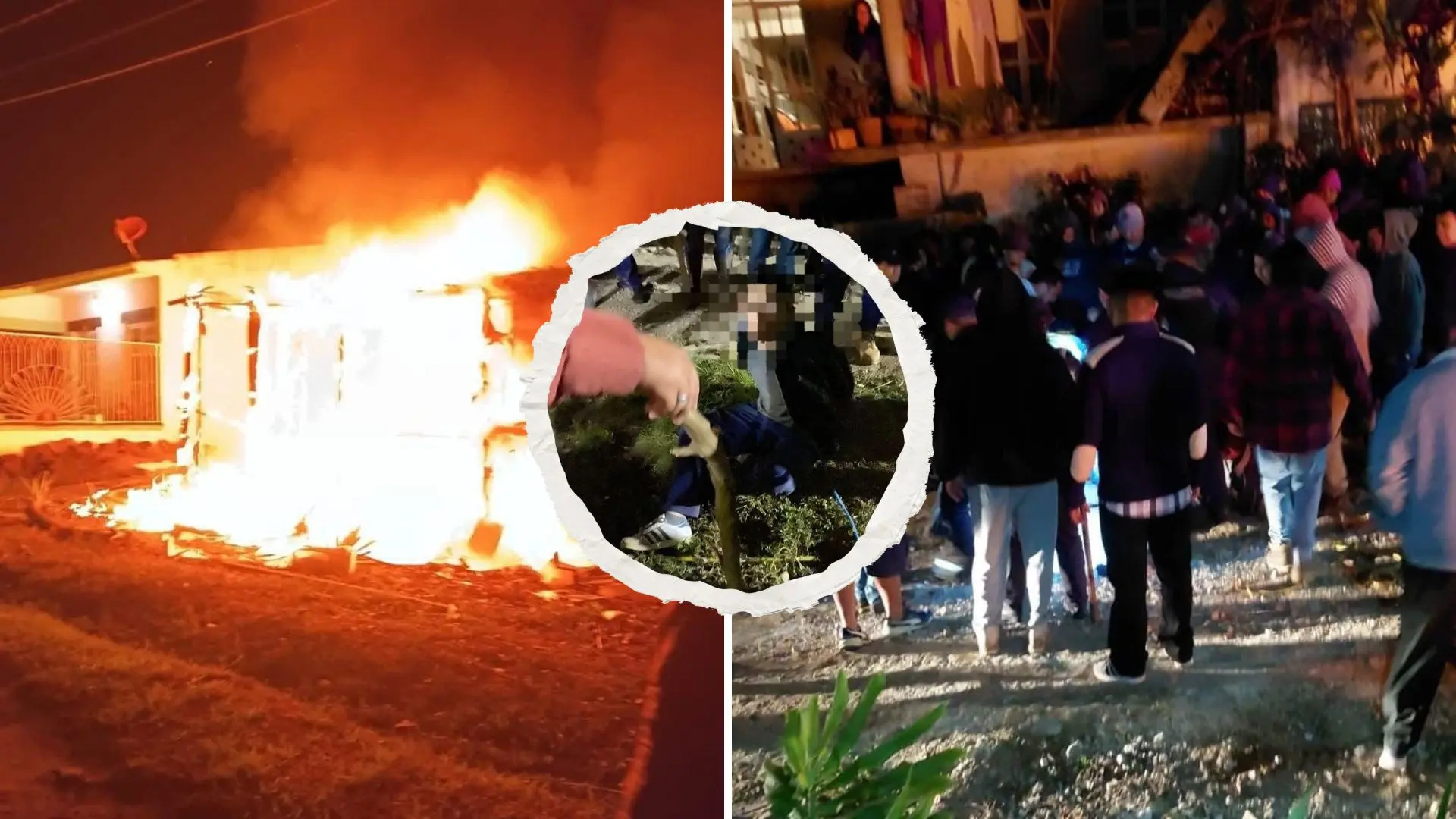 Cansados de robos, pobladores de Coatepec retienen a pareja sospechosa