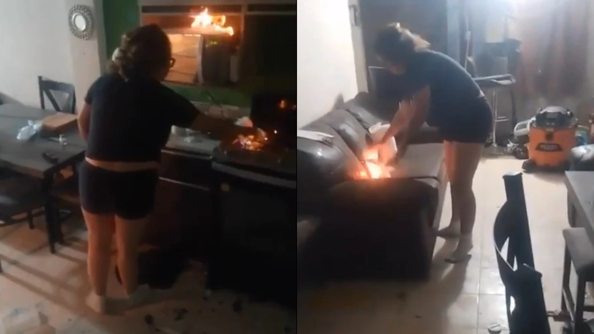 ¡Discusión sube de temperatura! Mujer pelea con su pareja y provoca incendio en su casa en Torreón, Coahuila