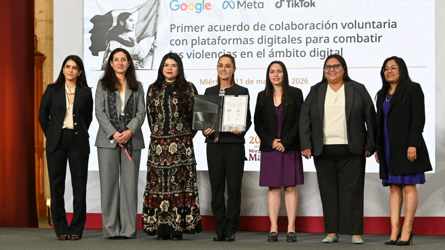 ¿En qué consiste el acuerdo que firmó México con Tik Tok, Google y Meta sobre la violencia digital contra las mujeres?