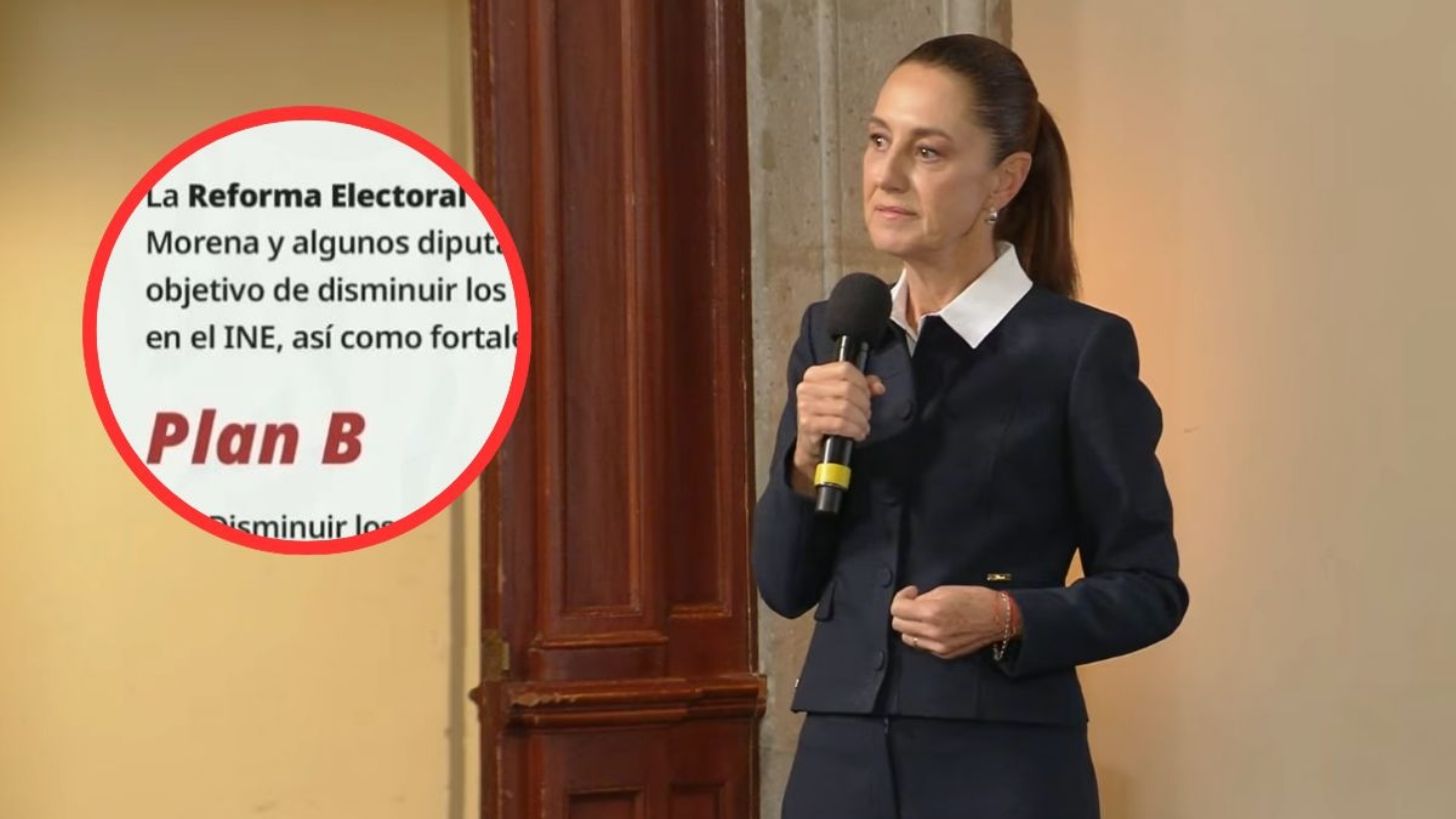 ¿En qué consiste el plan B de la Reforma Electoral? Sheinbaum lo explica