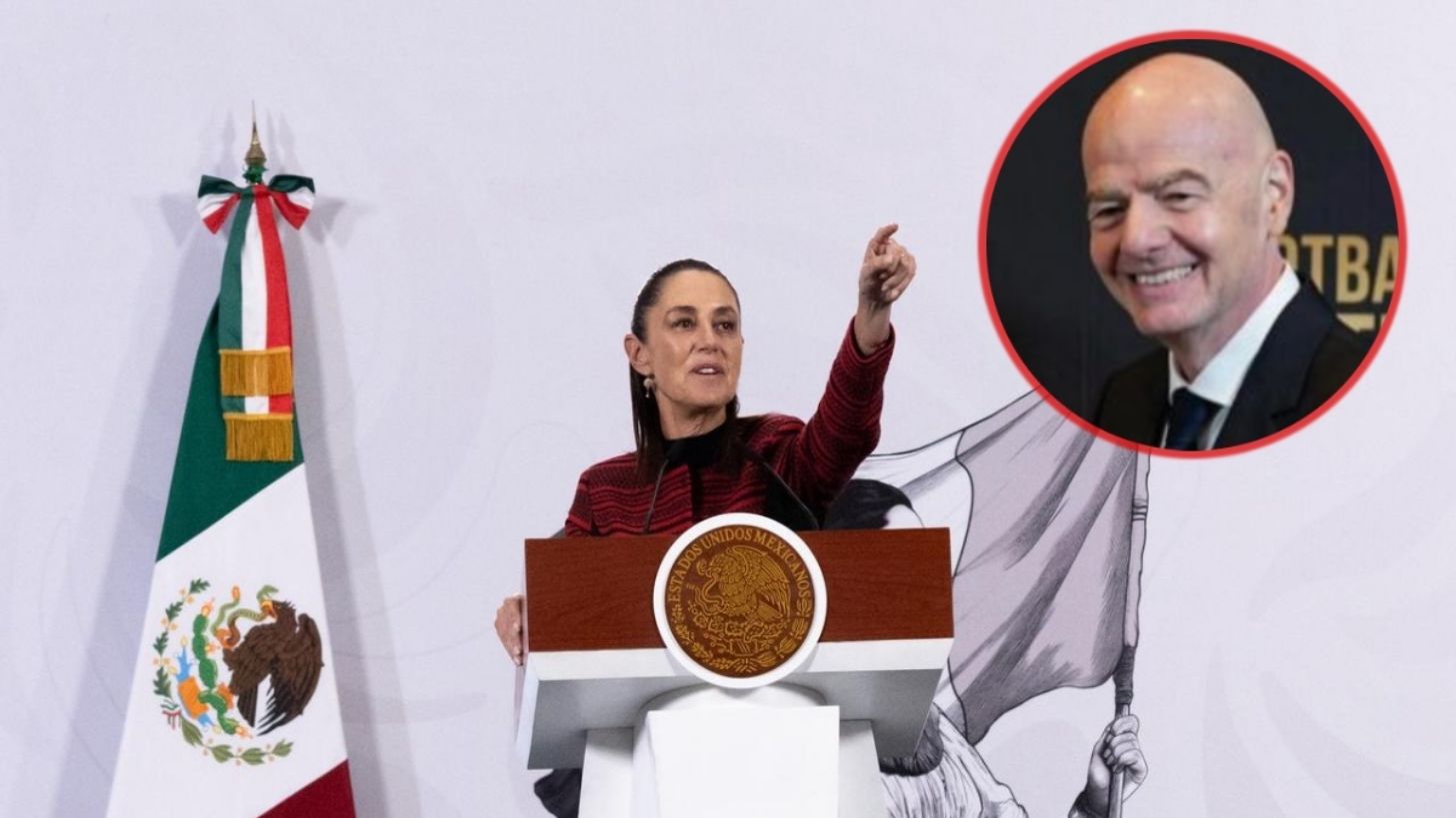 Sheinbaum desayuna HOY 30 de marzo con Gianni Infantino, presidente de la FIFA, para continuar con preparativos del Mundial 2026