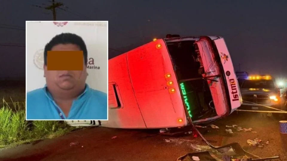Dan prisión a chofer de autobús por muerte de madre e hija en carretera en Alvarado, Veracruz