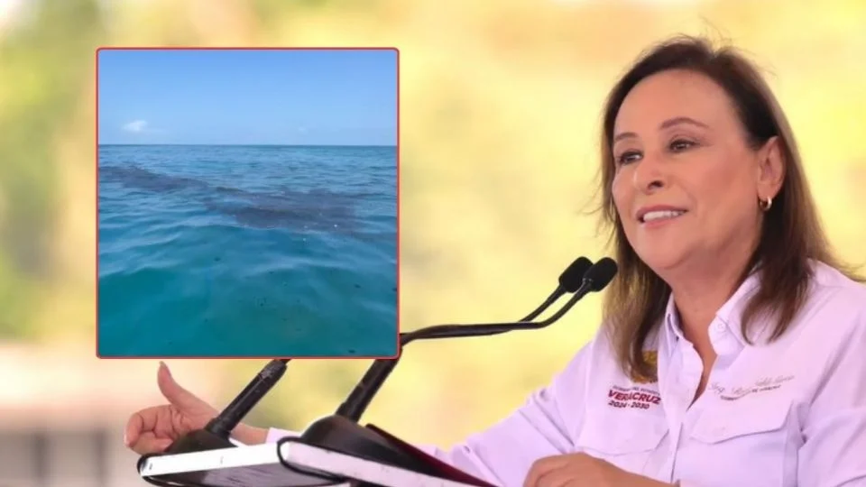Rocío Nahle niega presencia de hidrocarburo en costas de Alvarado y Catemaco