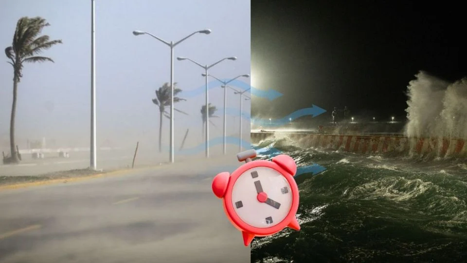 Norte en Veracruz: a esta hora impactaría de 65 km/h el 28 marzo por frente frío