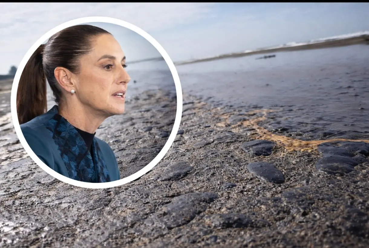 Sheinbaum plantea falla en Cantarell como posible origen de derrame de crudo