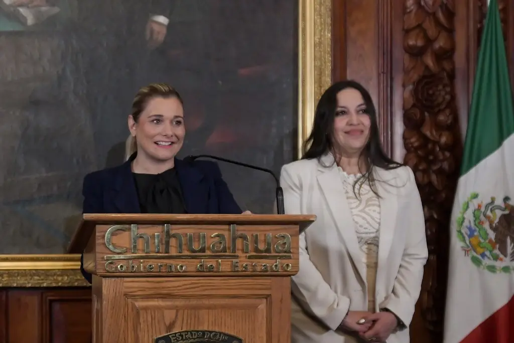 ‘No puedo hablar, estamos bajo investigación’: Gobernadora de Chihuahua sobre agentes de EU