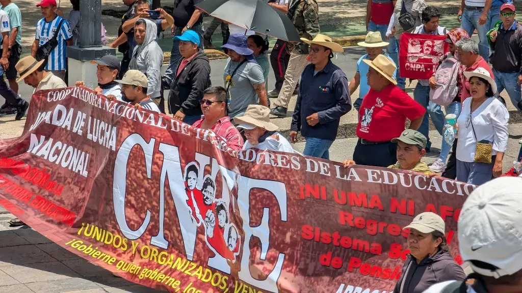 Anuncia la CNTE huelga nacional durante el Mundial de Futbol