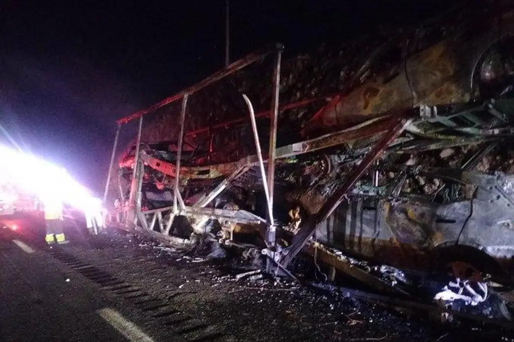 Fuerte accidente en la Puebla-Córdoba la madrugada de este miércoles