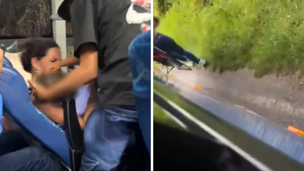 Niño muere tras sacar la cabeza por la ventana de un autobús y ser golpeado por otro vehículo