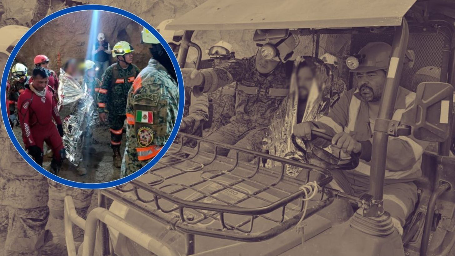 Así rescataron al minero Francisco Zapata tras 14 días atrapado en la mina Santa Fe, en Sinaloa