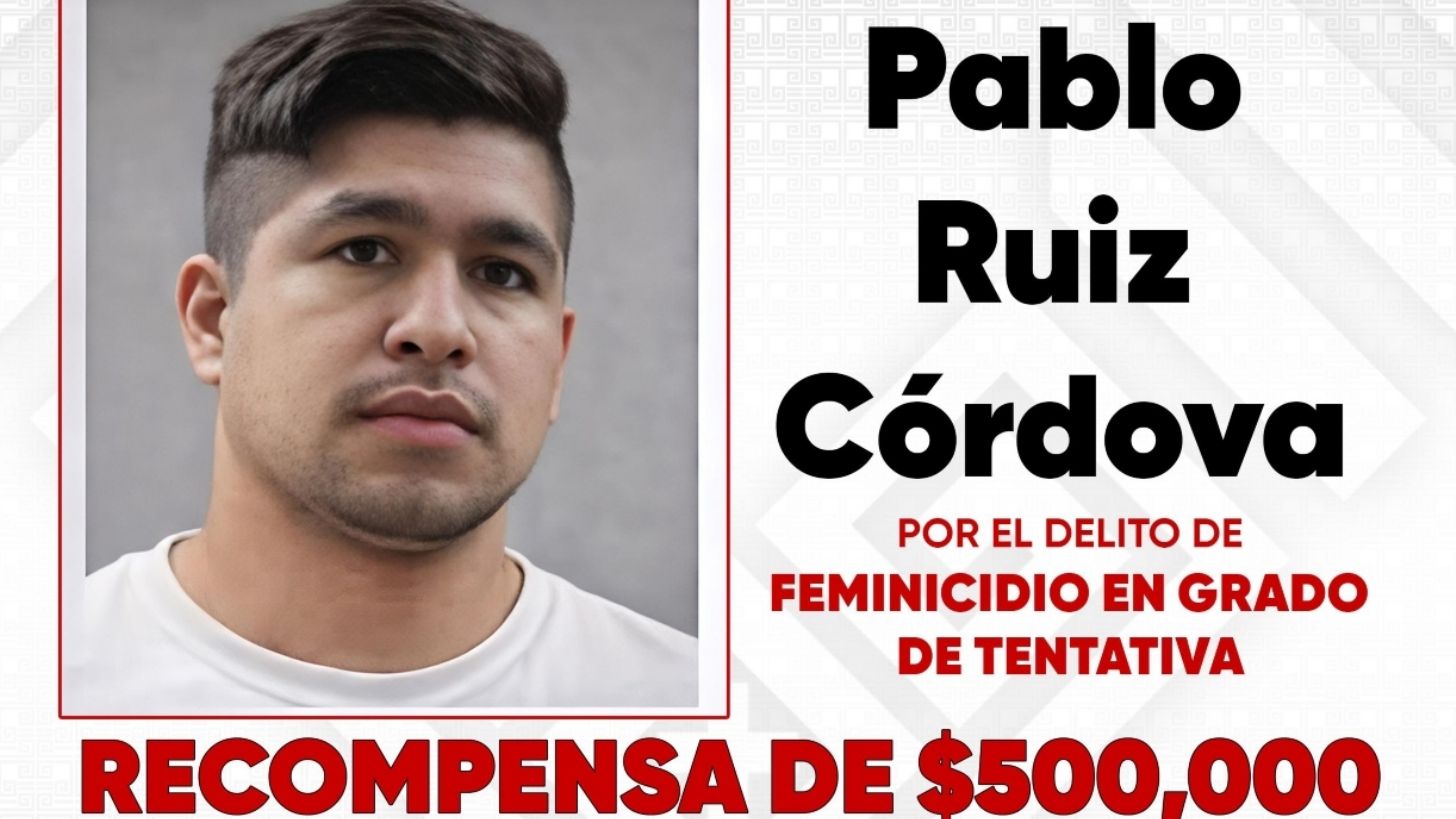 Ofrecen medio millón de pesos por información sobre Pablo Ruiz Córdova; le cortó las manos a su pareja y escapó