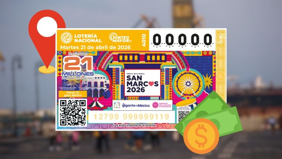 Caen 300 mil pesos de la Lotería Nacional en este municipio de Veracruz, por tercera vez