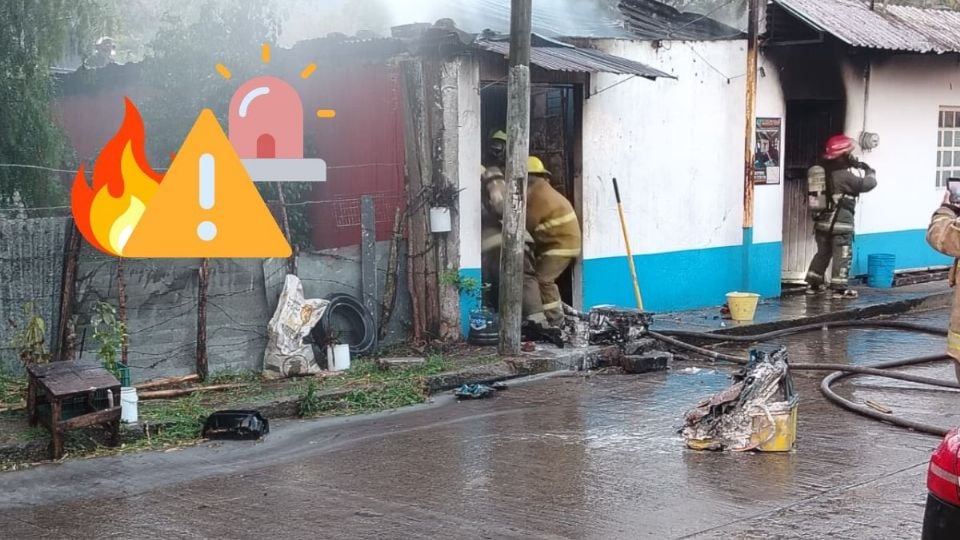 Tragedia en Nogales: mueren 3 personas en incendio de su vivienda en Nogales