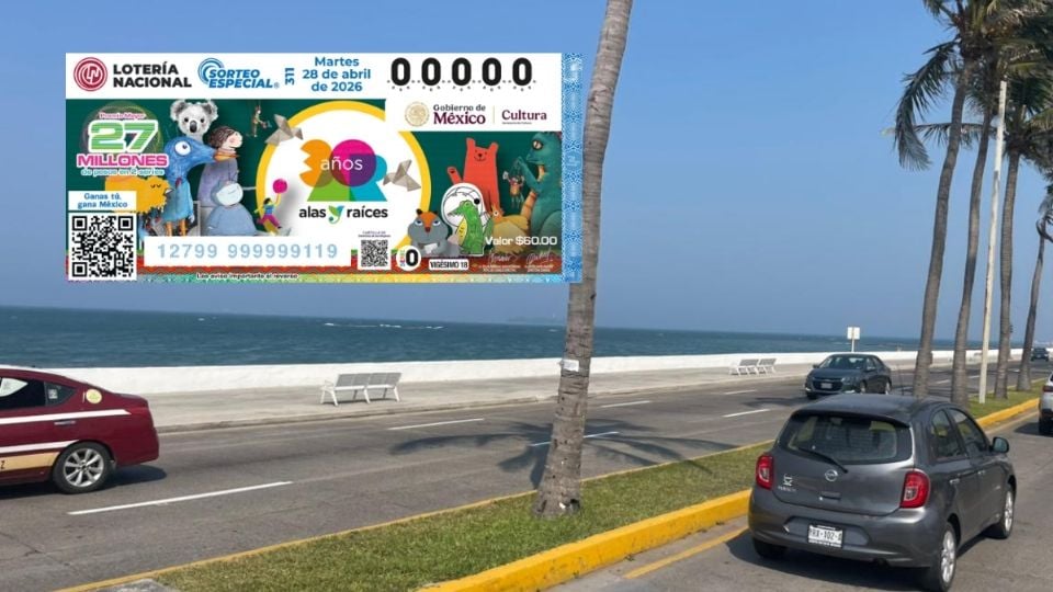 Cae premio de más de 1 millón de pesos de la Lotería Nacional en este municipio de Veracruz; van 6 en abril