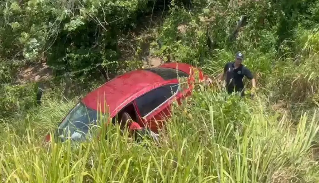 Gira varias veces y termina en barranco de carretera Veracruz-Alvarado; iban 2 adultos y 2 niños