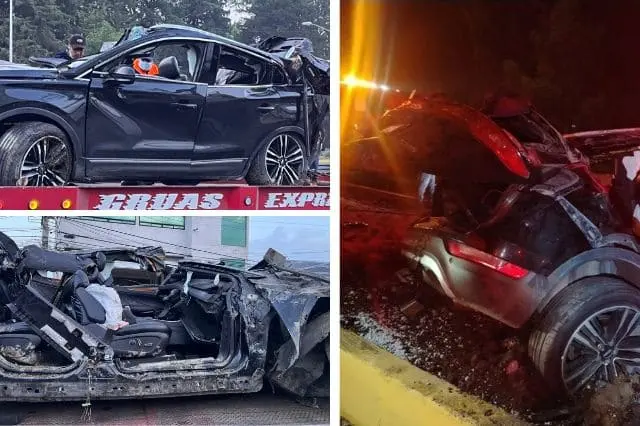 Choque en autopista México-Puebla deja cuatro muertos, todos familia
