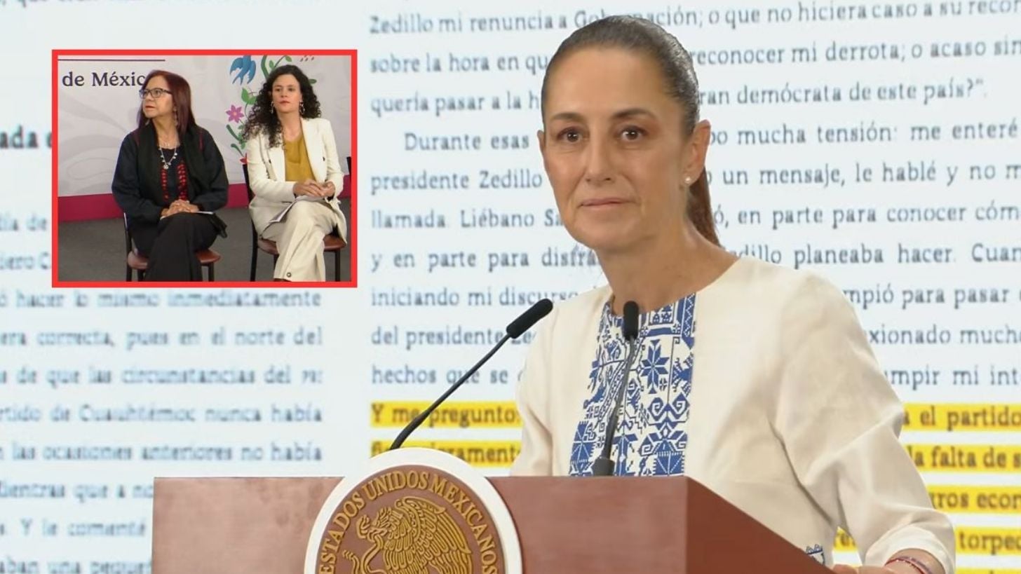Sheinbaum da la bienvenida a Luisa María y Lety Ramírez