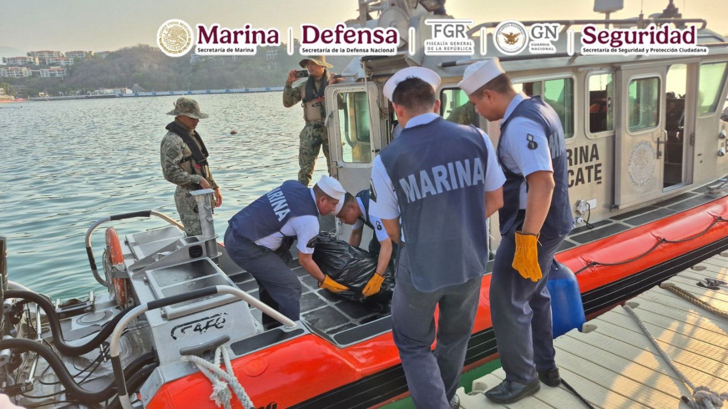 Al suroeste de Oaxaca, autoridades federales aseguran carga ilícita en la Mar