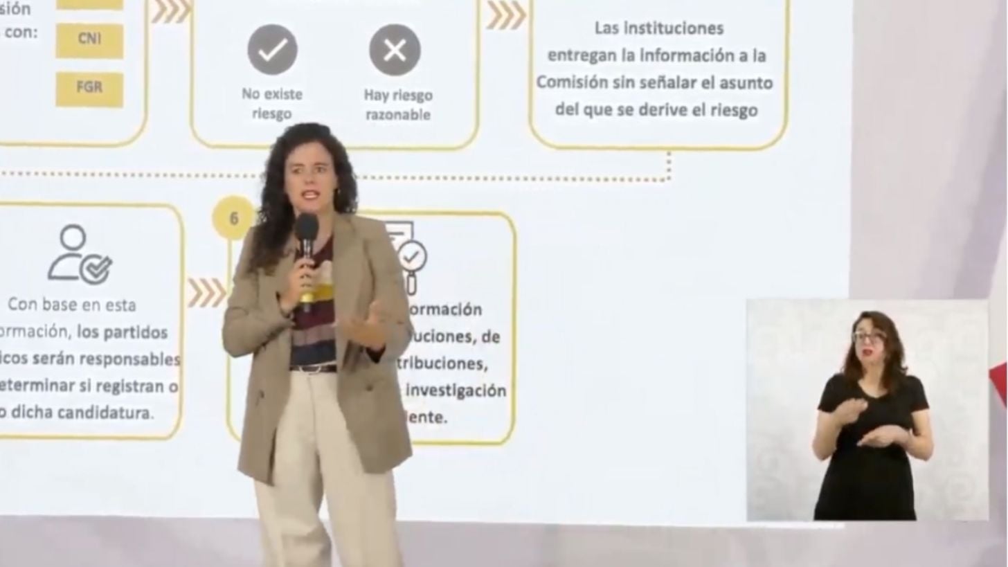 Luisa María Alcalde presenta Reforma a Ley General de Instituciones y Procedimientos Electorales