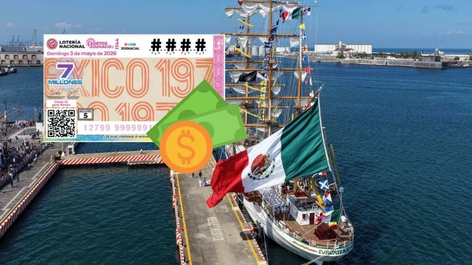 Cae premio de 176 mil pesos en el puerto de Veracruz de la Lotería Nacional