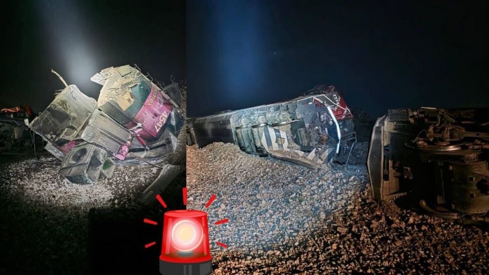 Se descarrila tren de carga de Ferrosur en Acultzingo; no hay lesionados