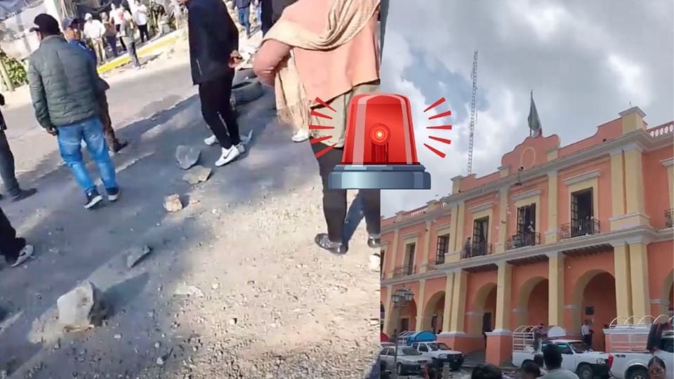 Esto informó el Ayuntamiento de Coscomatepec por bloqueos y toma del palacio municipal