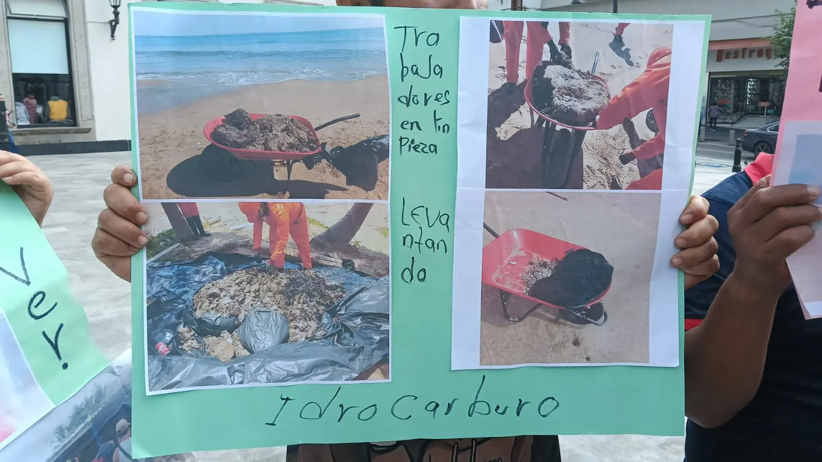 Pescadores de Tonalá exigen apoyos por contaminación de crudo