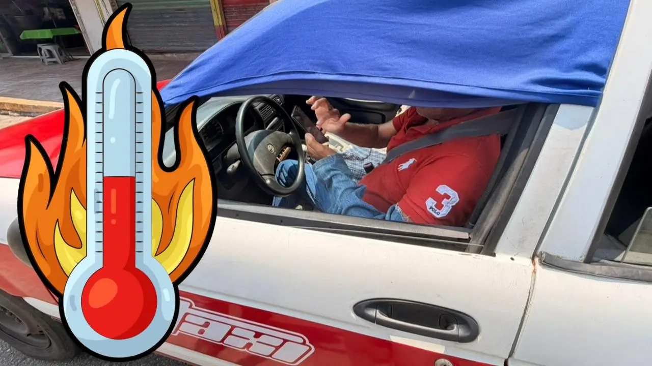 En Coatza taxistas temen por golpes de calor