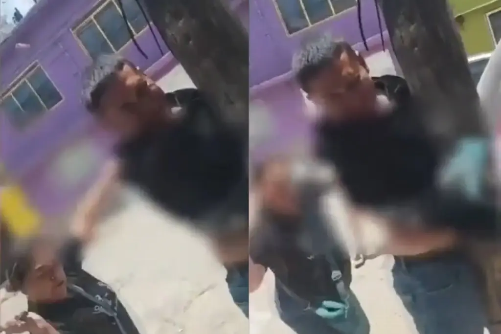 Mamá agarra a cinturonazos a su hijo tras ser acusado de robar