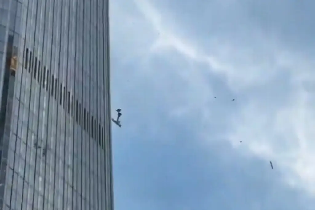 Se estrella una avioneta contra el edificio más alto de Pekín