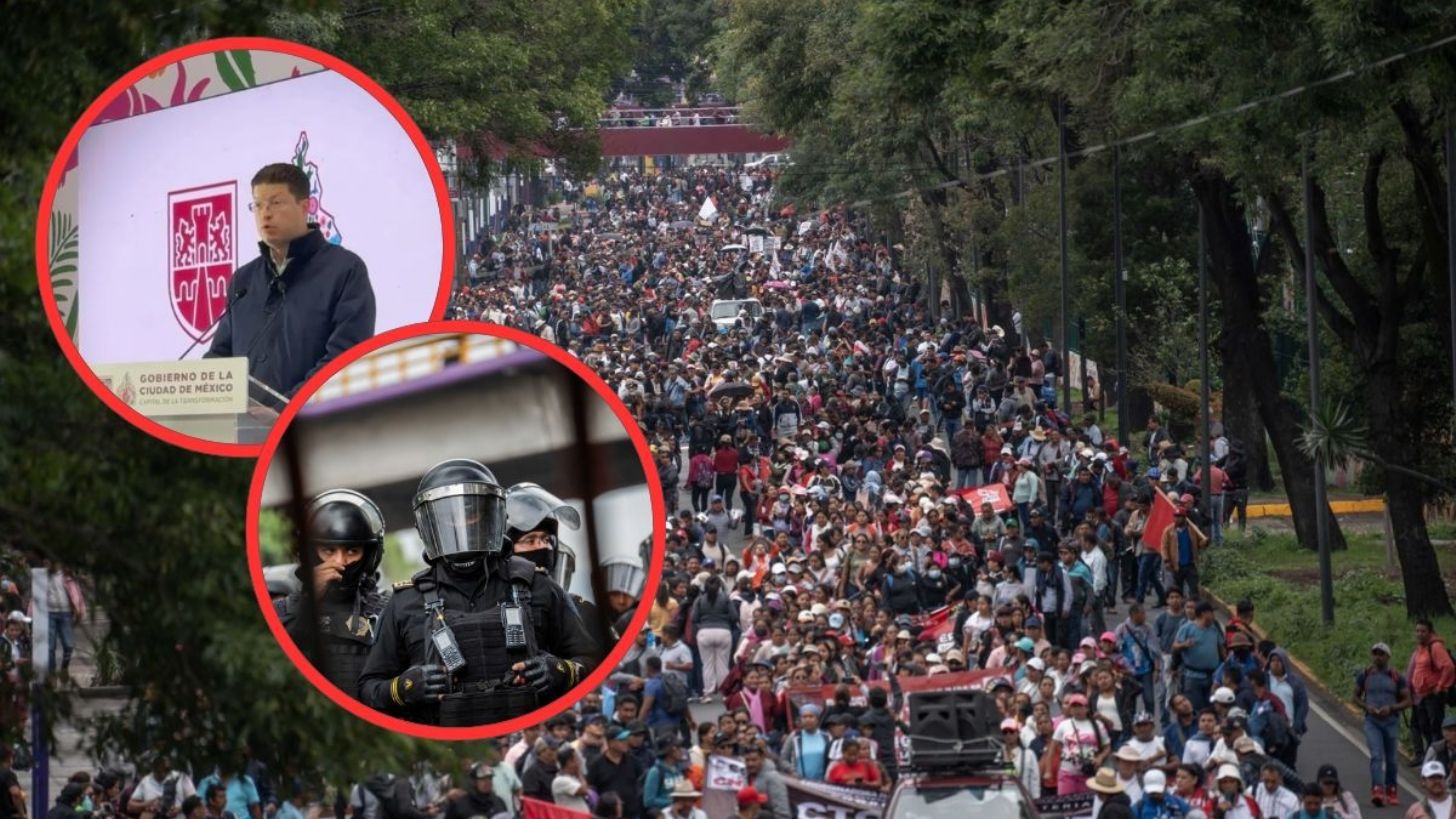 Más de 1000 elementos serán desplegados para las marchas de hoy en la CDMX, informa SSC