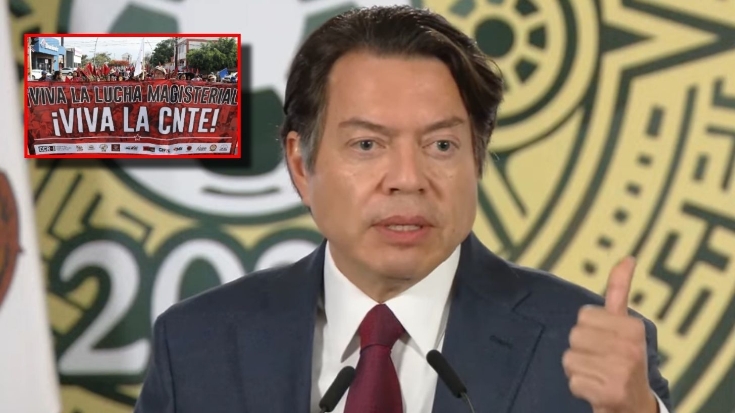 Mario Delgado sobre movilizaciones de la CNTE: tratan de “afectar la imagen de nuestro país a nivel internacional”