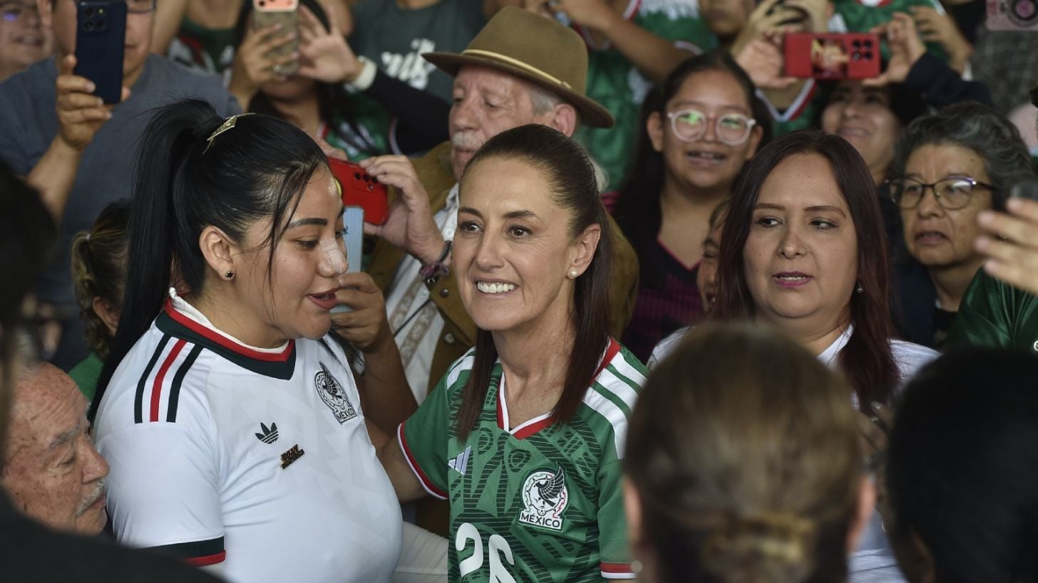 Claudia Sheinbaum y Brugada ven la inauguración del Mundial 2026 desde la GAM