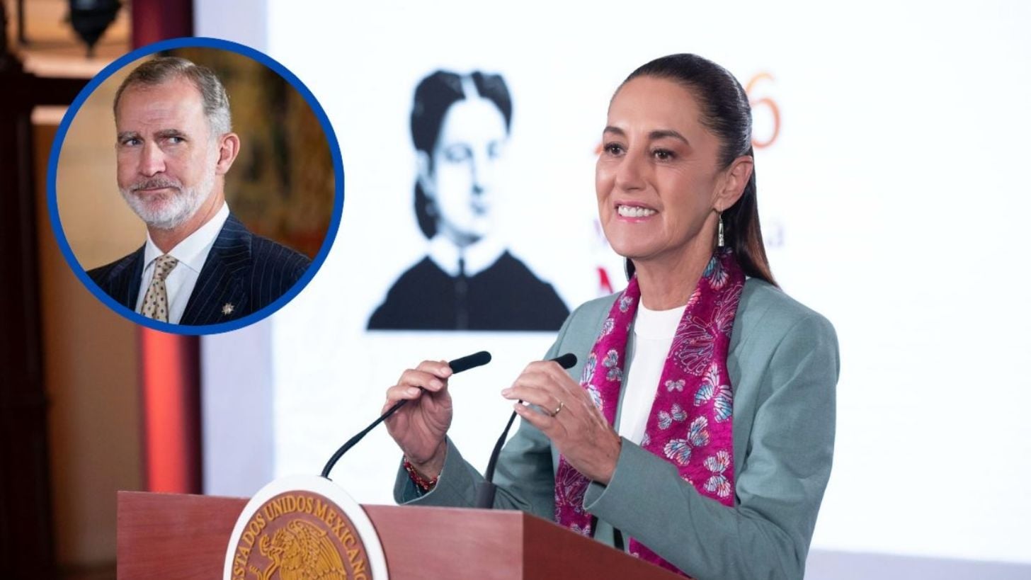 Sheinbaum revela que se reuniría con el rey Felipe VI en Palacio Nacional previo al partido de España vs Uruguay