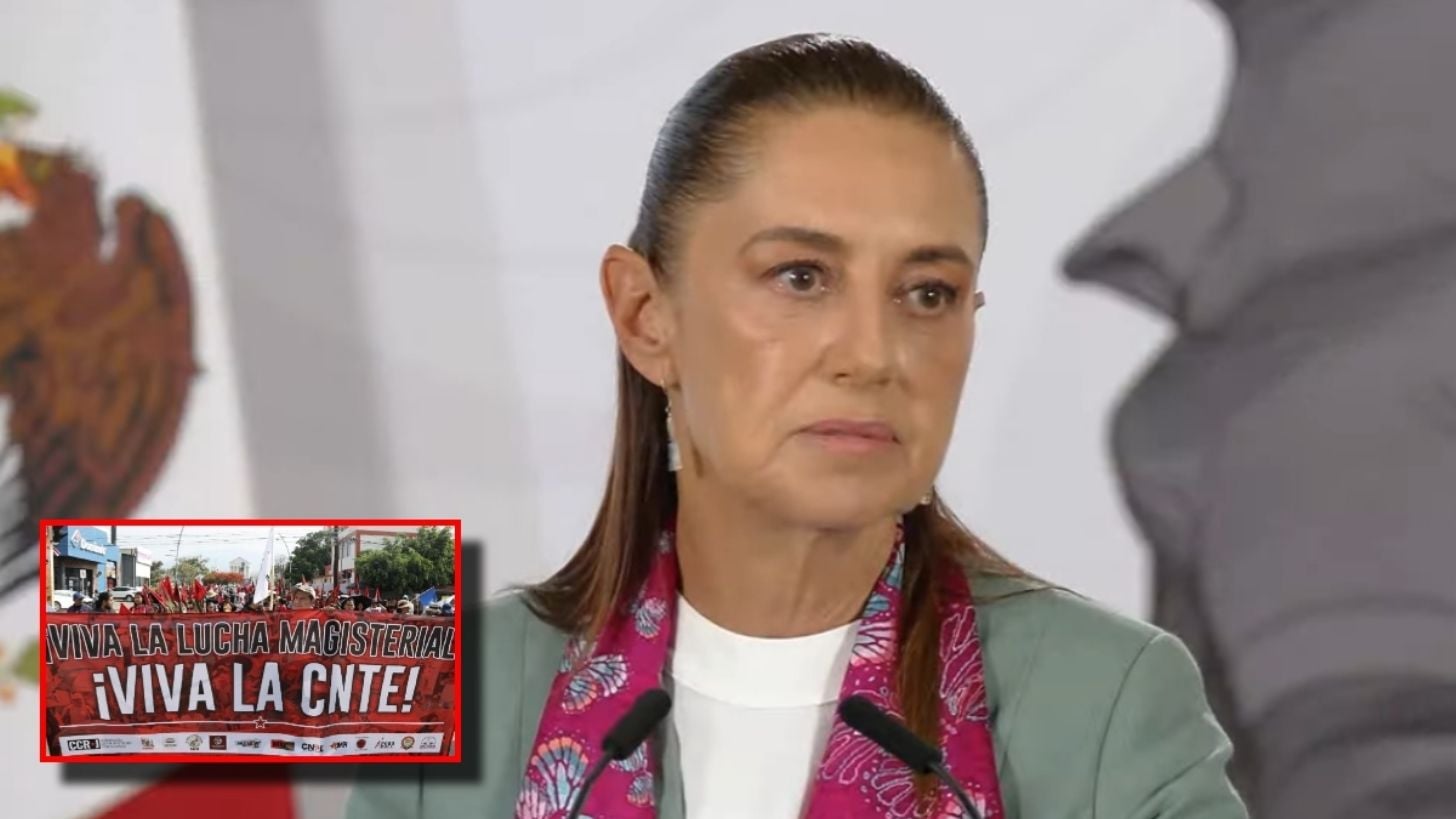 Sheinbaum descarta reunirse con la CNTE: “Están la Secretaría de Gobernación y la SEP”