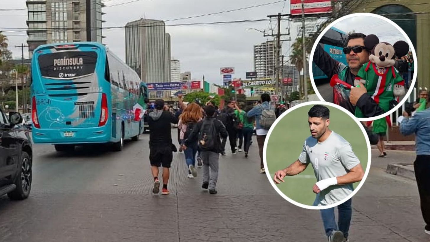 “¡Irán, hermano, ya eres mexicano!”: afición despide a la selección iraní en Tijuana