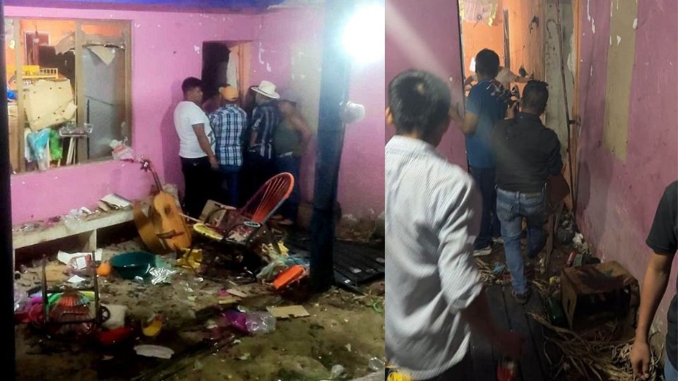 Explota tanque de gas en fiesta patronal de Los Trapiches, Misantla; hay 23 lesionados
